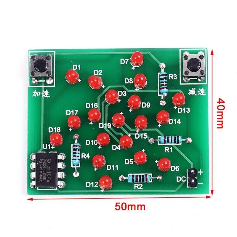 DC 5V DIY Electronic Windmill Training Module Kit Speed Adjustable MCU Course Design Set For Solderi