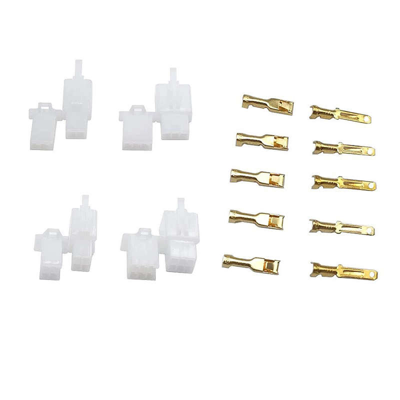 380PCS Automobile Motorcycle 2.8mm 2P/3P/4P/6P Electrical Terminal Wire Connector 40 Sets