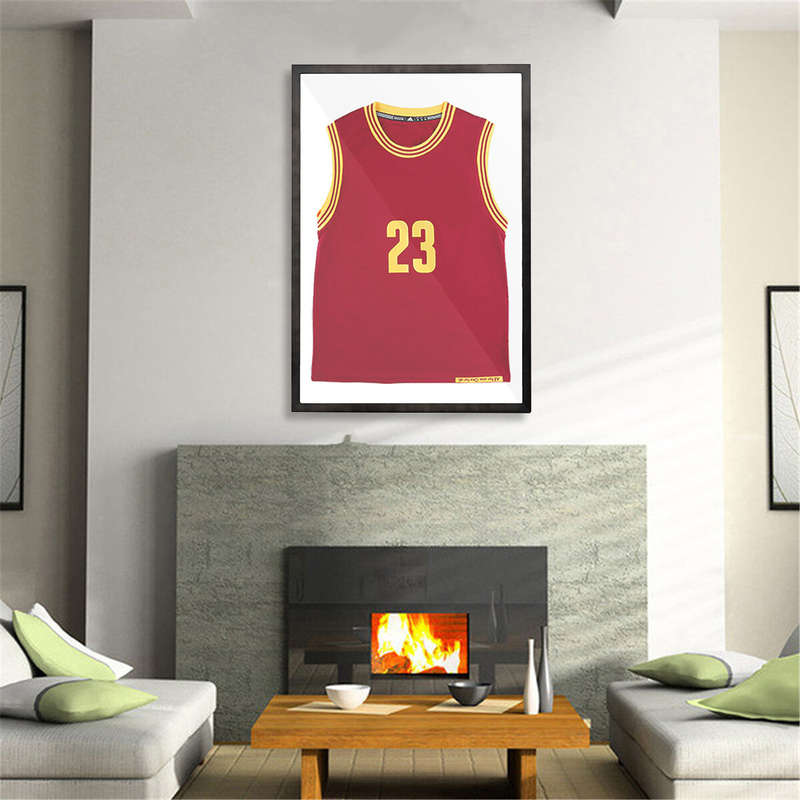 32'' Jersey Display Case Shadow Box Frame Sports Football Baseball