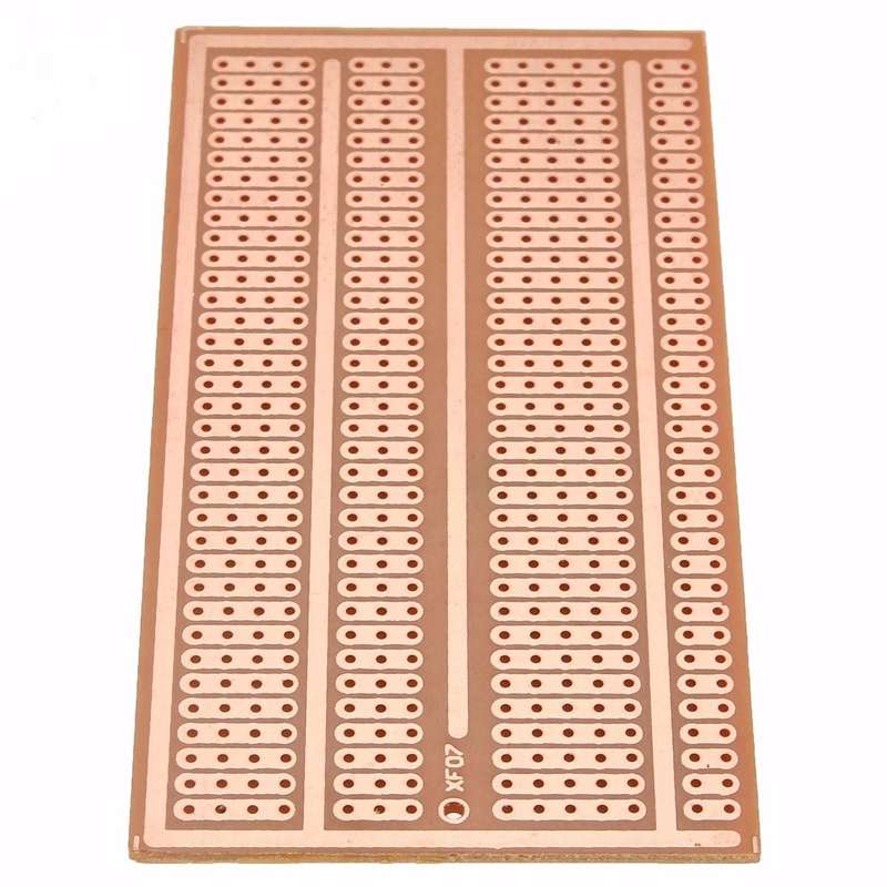 10pcs 5X10cm Single Side Copper Prototype Paper PCB Breadboard 2-3-5 Joint Hole