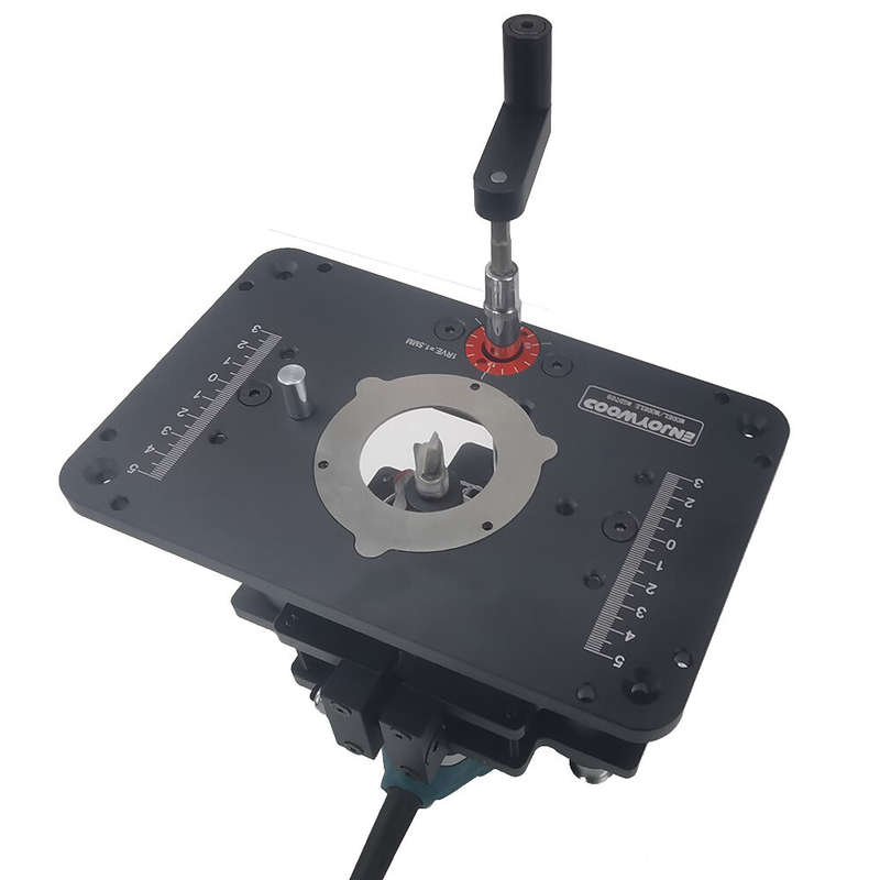 ENJOYWOOD GD7 PRO Router Lift for 65mm/69mm Wood Router for Router Table Set Up Lift with Router Pla