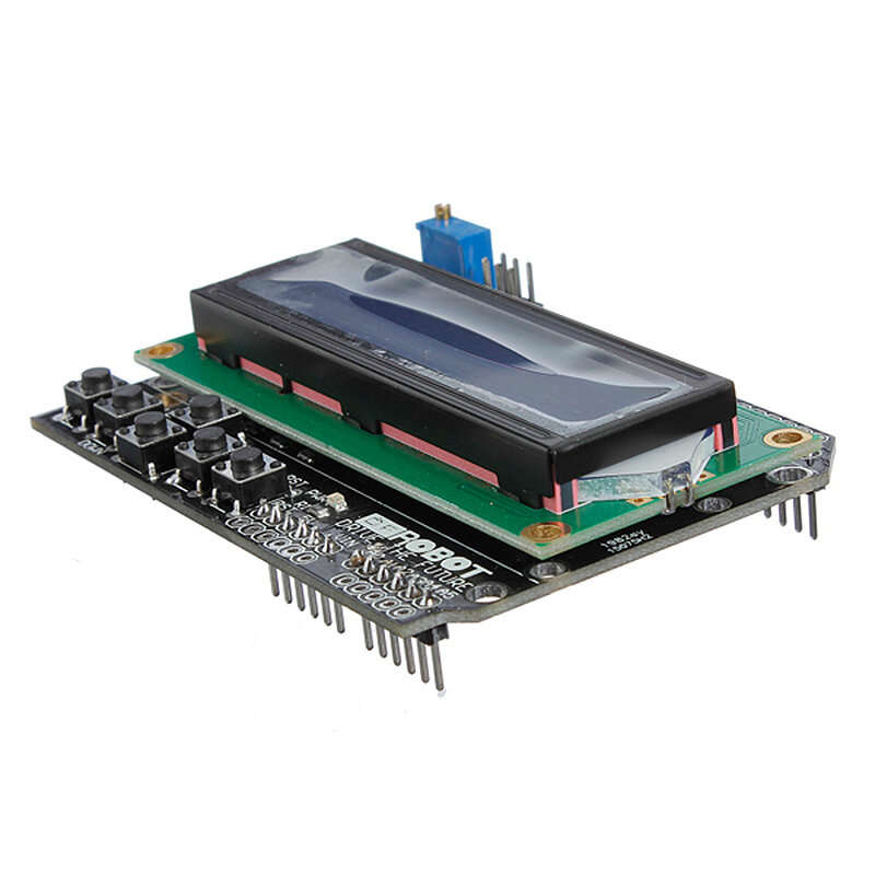 Keypad Shield Blue Backlight For Robot LCD 1602 Board Geekcreit for Arduinno - products that work wi