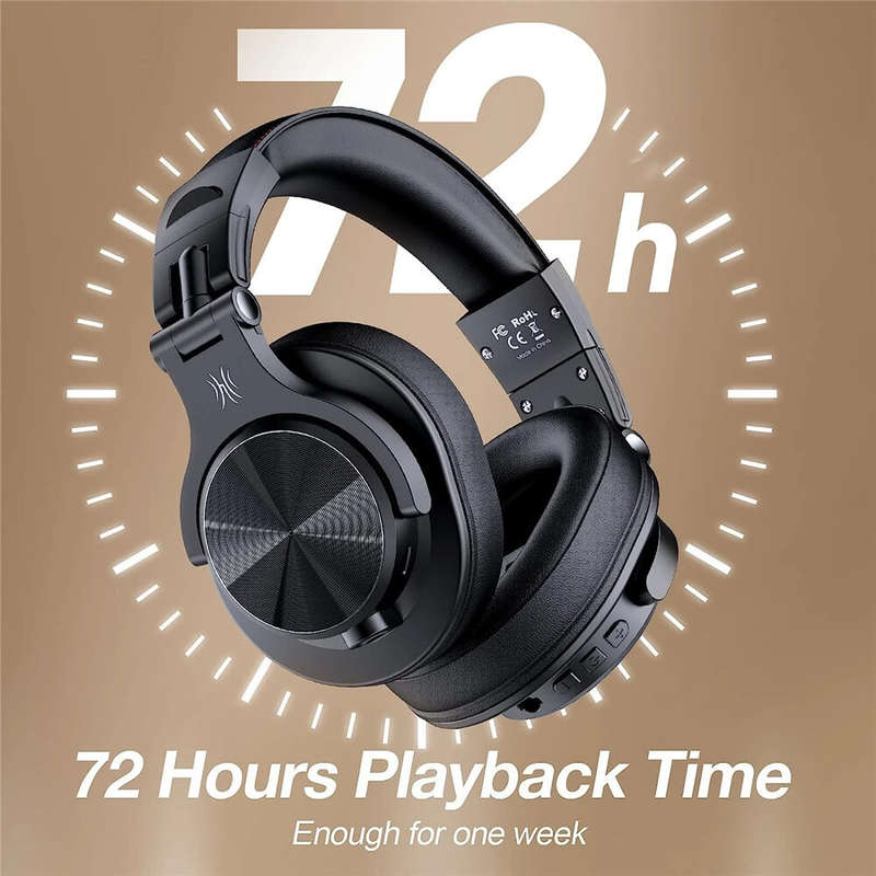OneOdio A70 Headset bluetooth Headphone Hi-Res Audio Professional Studio Monitor DJ Headphones 3.5mm