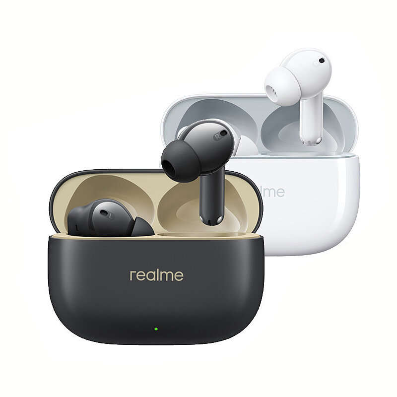 Realme Buds T300 TWS Earbuds bluetooth 5.3 Earphone 30dB Active Noise Cancelling 12.4mm Dynamic Bass
