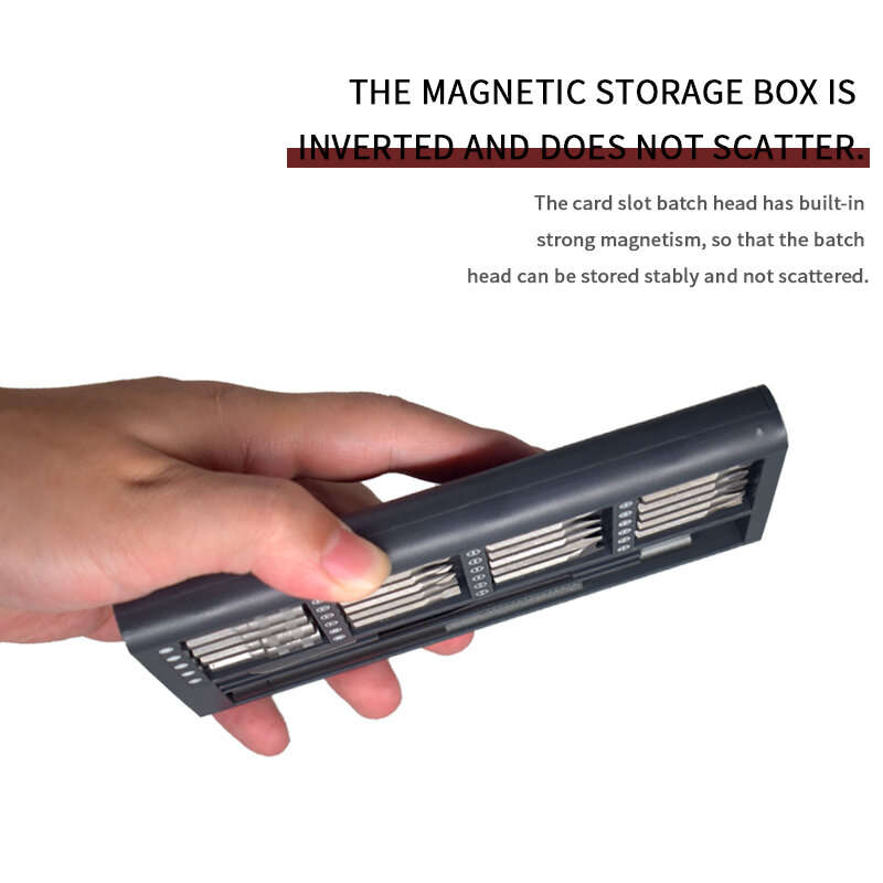 MT-M050 50-in-1 Precision Electrician Double-Sided Magnetic Tip Hand Tools Magnetic Screwdriver Set