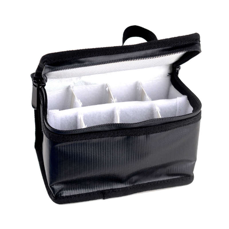 155x115x90mm Explosion-proof Fire Retardant Portable Safety Storage Bag Carry Bag for Lipo Battery C
