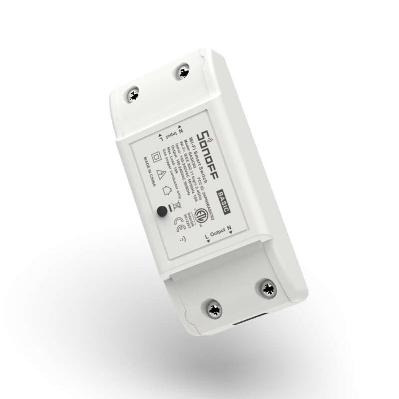Sonoff Basic R2 Wifi DIY Smart Switch Remote Controller Timer Light Switch Module 10A for Smart Home