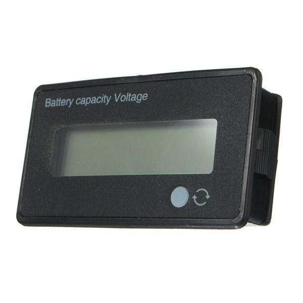 3Pcs 12V/24V/36V/48V 8-70V LCD Acid Lead Lithium Battery Capacity Indicator Digital Voltmeter