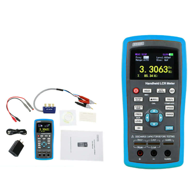 East Tester ET430/ET430B/ET431/ET432/ET433 Handheld inductance Meter capacitance Meter to Measure Co