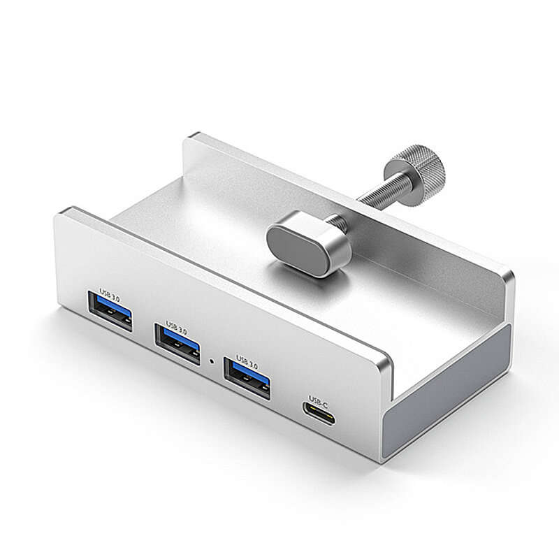 Bakeey 4 in 1 USB3.0 Hub with Power Supply USB Adapter USB3.0*3 USB-C Splitter Multiple Extend Dock