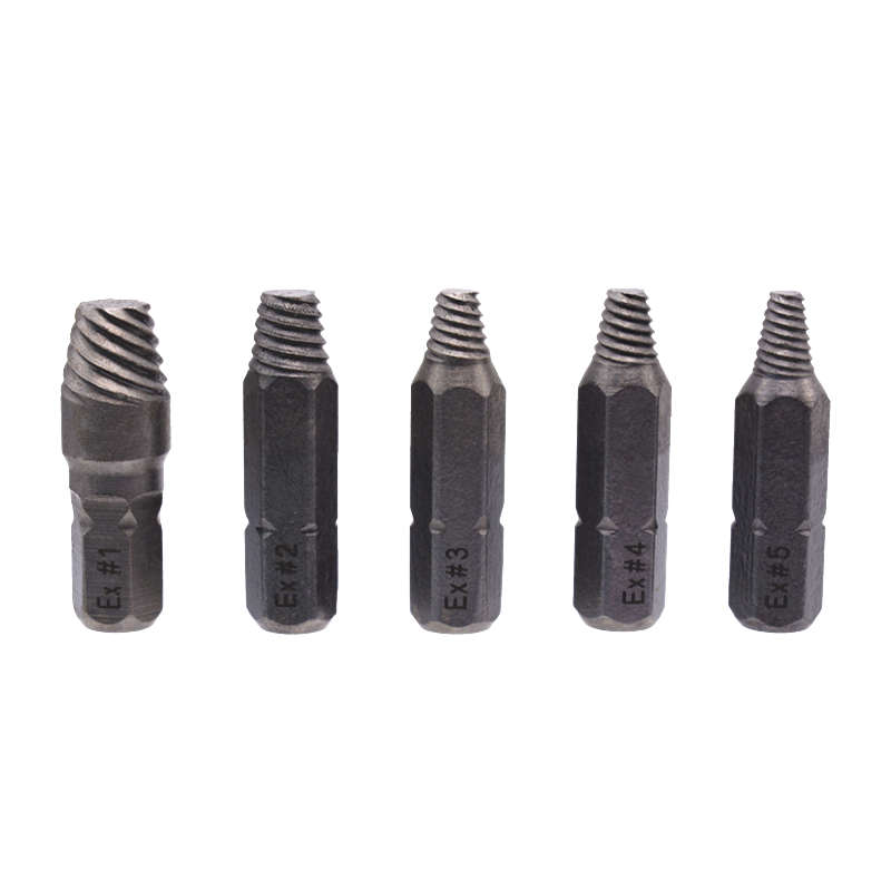 Drillpro 22pcs Damaged Screw Extractor Set for Broken Screw HSS Broken Bolt Extractor Screw Remover
