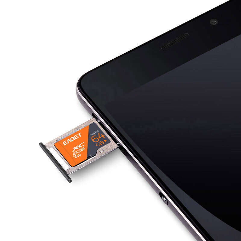 EAGET T1 64GB TF Memory Card Micro SD Card U3 Class10 High Speed High Speed Flash Memory Flash Cards