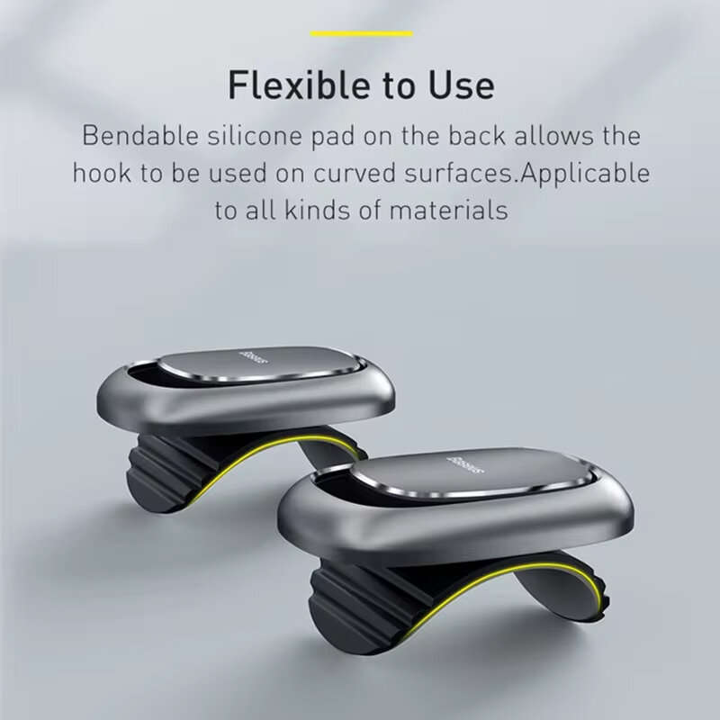 Baseus Auto Fastener Clip Vehicle Hooks For Bag USB Cable Storage Organizer Key Hanger Accessories 2