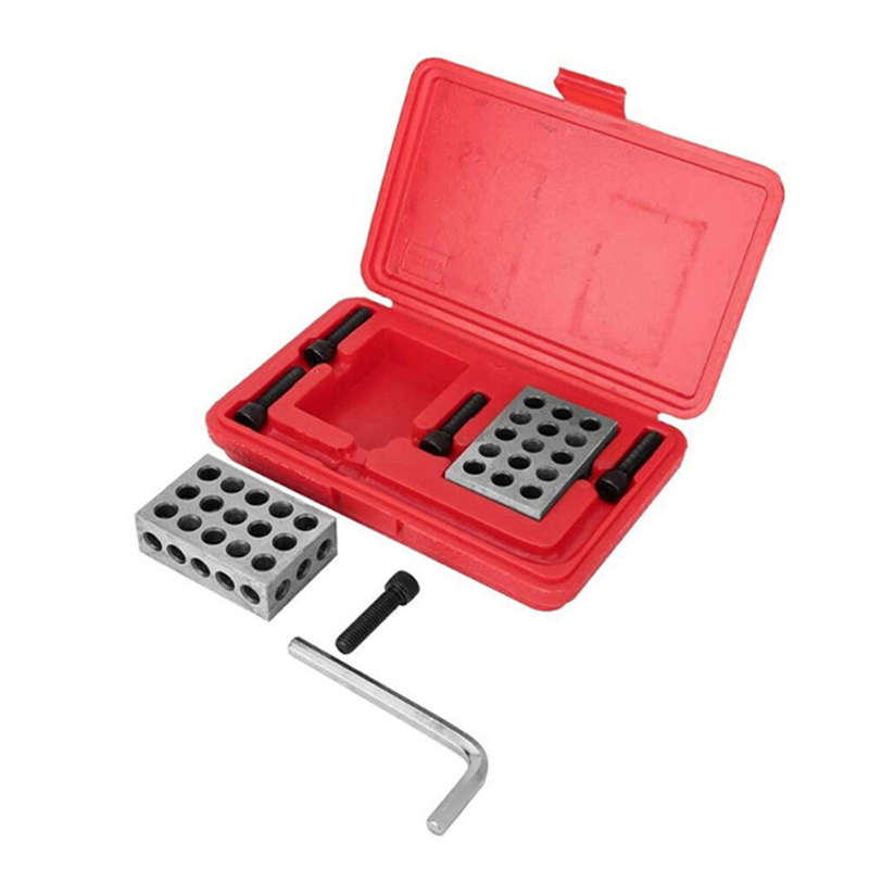 Precision Parallel Gauge Block 1-2-3 Inch 23 hole parallel iron gauge block Accuracy 0.005mm M10 thr