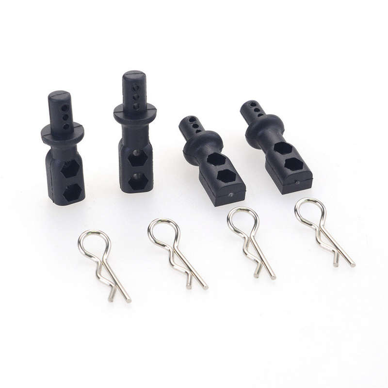 ZD Racing 8185 RC Car Body Mount Posts with Shell Clips Set for 9021 V3 Truggy 1/8 Vehicles Parts