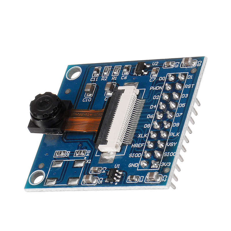 0.3Mega Pixels High-definition OV7725 Camera Module with Adapter Board STM32 Driver MCU Development