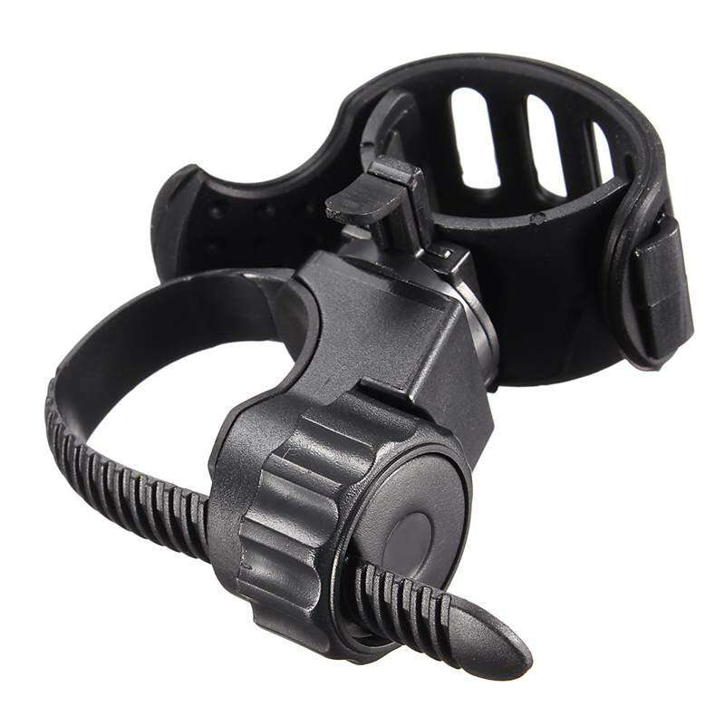 360 Degree Bike Bicycle Torch Mount Holder With Clip Clamp Adjustable Light Lamp Flashlight Holder