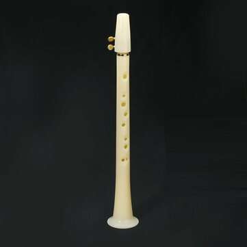 Simple Type Small Saxophone Mini Alto Pocket Saxophone (COLOR.: WHITE)