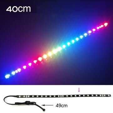 COOLMOON Computer 5V Aluminum Light Strip Chassis Light... (TYPE: 40CMMAGNETICEPOXYFLEXIBLELIGHTBAR)