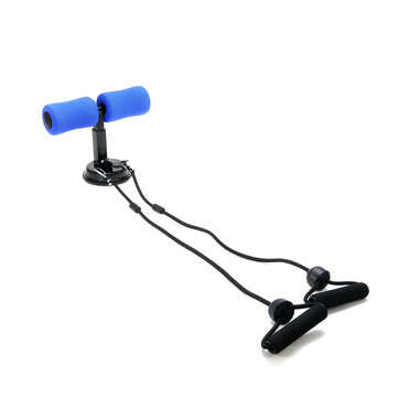 Sit-ups Assistant Device Abdominal Muscle Training Adjustable Resistance Band Self-... (COLOR: BLUE)