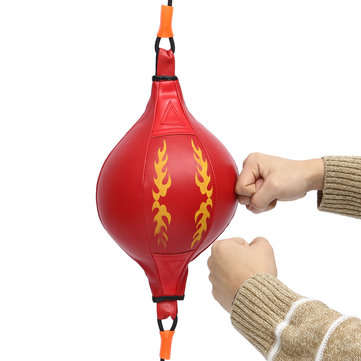 Double End Speed Ball Boxing Punching Bag Speedball Swivel Gym Fitness Training (COLOR: RED)