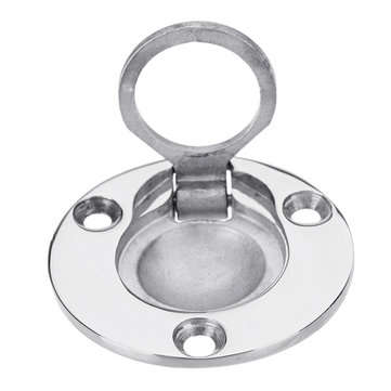 50x41mm Stainless Steel Circle Recessed Flush Ring Pull Handle Hatch Locker Boat Hatch Handle