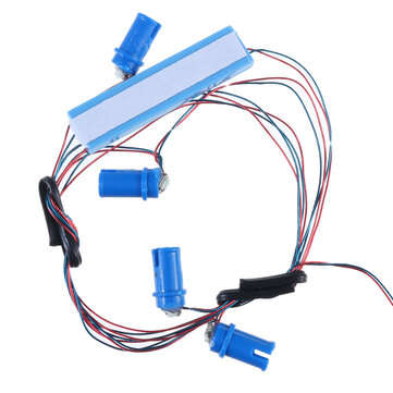 DIY LED Strip Light Kit ONLY For LEGO Technic 42099 4x4 For X-Treme Off-Roader Blue Chassis Car Bric