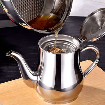 Stainless Steel Oil Strainer Filter Pot Oil Container Cup Jug Storage Filter Can for... (TYPE: 24OZ)