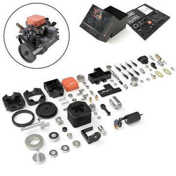 Toyan FS S100AC RC Engine DIY Kit Four-Stroke Methanol Engine for 1:10 1:12 1:14 RC Car Boat Plane R