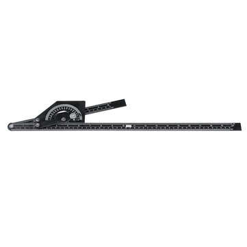 Angle Ruler Angle Protractor Stainless Steel 180 Angle Finder Measure Ruler Gauge Tool 230x500mm
