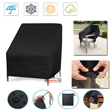 Oxford Cloth Furniture Dustproof Chair Cover For Rattan Table Cube Chair Sofa Waterpro... (TYPE: #3)