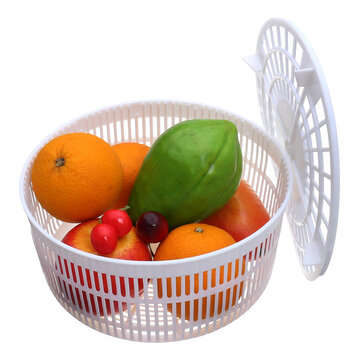Portable Vegetable Spin Dryer Dehydrator Household Drainer Salad Spinner for Kitchen Drying Tool