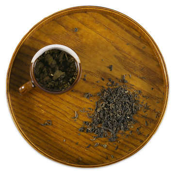 Wooden Tea Round Plate Hand-made Natural Fruit Food Tableware Serving Tray Solid Food Plate