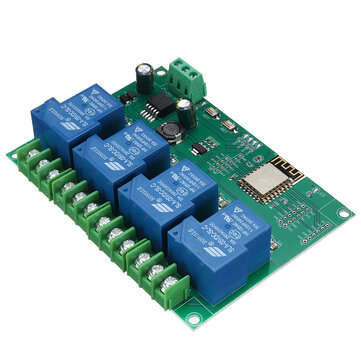 DC7-28/5V ESP8266 WIFI 4 Channel 30A Relay Module ESP-12F Development Board Secondary Opening