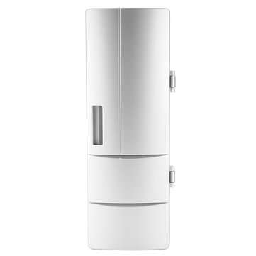 USB Mini Fridge Portable Refrigerator Beverage Drink Can Cooler Warmer Freezer
