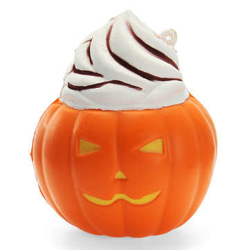 Halloween Squishy Pumpkin Ice Cream 8cm Soft Slow Rising With Packaging Collection Gift Decor Toy
