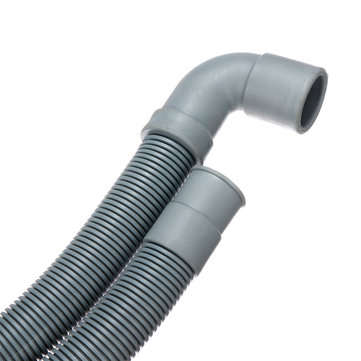 4M Wash Machine Dishwasher Drain Hose Outlet Water Pipe Flexible Extension 22mm With Bracket