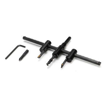 40-120/200/300mm Adjustable Circle Hole Cutter Wood Drywall Drill Bit Saw Round Cut... (SIZE: 200MM)