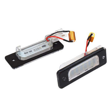 2PCS LED Number License Plate Light Rear For BMW E30 E28 E23 E32 3 5 6 7 Series