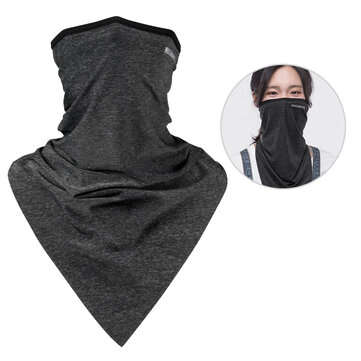 ROCKBROS Cycling Face Mask Outdoor Sports Scarf Bandana Bicycle Ice Silk Fa... (COLOR.: HEATHERGREY)