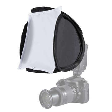 PULUZ PU5123 Portable Foldable Soft Flash Light Diffuser Lightsphere Softbox Cove... (COLOR.: BLACK)