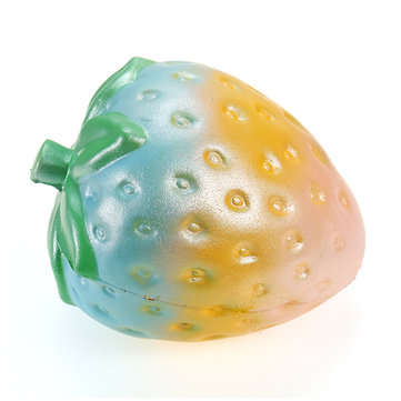 NO NO Squishy Rainbow Colorful Strawberry Jumbo Slow Rising With Packaging Collection Gift Toy