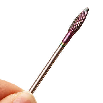 8pcs 3/32 Inch Electric Nail Drill Bits Tungsten Steel Alloy Gel Removal Manicure Tool