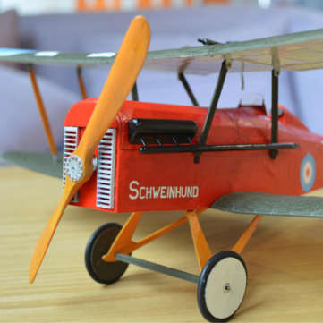 Tony Ray`s AeroModel RAF SE5a 480mm Wingspan Balsa Wood Laser Cut Biplane RC Airplane Warbird KIT