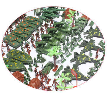 519Pcs Military Figure Play Set Soldiers Army Men 4cm Plastic Action Model Toys