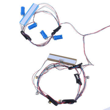DIY LED Strip Light Kit ONLY For LEGO Technic 42099 4x4 For X-Treme Off-Roader Blue Chassis Car Bric