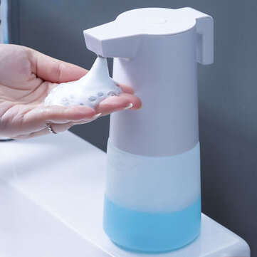 RUIZHI S-08 300ml Automatic Infrared Induction Sensor Foaming Soap Dispenser Wall Mounted USB Chargi