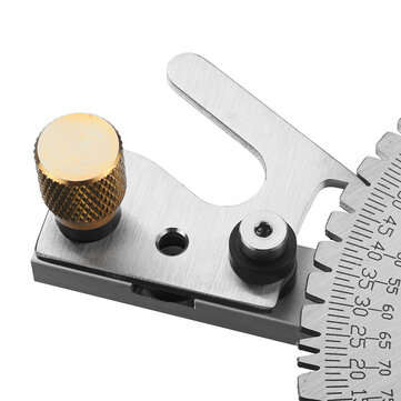 Drillpro Upgraded Miter Gauge Brass Handle Table/Saw Router Miter Gauge Sawing Assembly Ruler