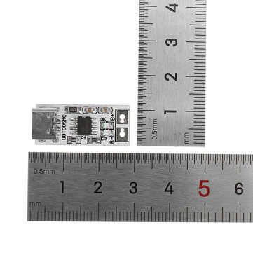 DDTC05MC Type-C USB 5V to 4.35V Li-ion Li-Po Lithium Battery Charger Module for 3.8V 18650 Cell Phon