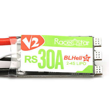 4X Racerstar RS30A V2 30A Blheli_S ESC OPTO 2-4S Support Oneshot42 Multishot 16.5 Dshot600 for RC Dr